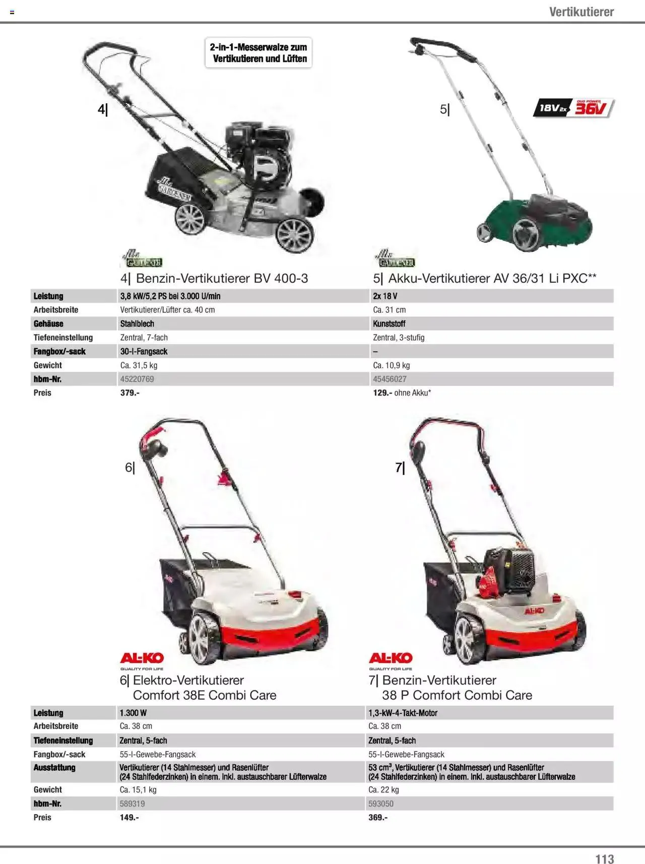 Hagebau Gartenjahr 2023 von 7. März bis 31. Dezember 2023 - Flugblätt seite  113