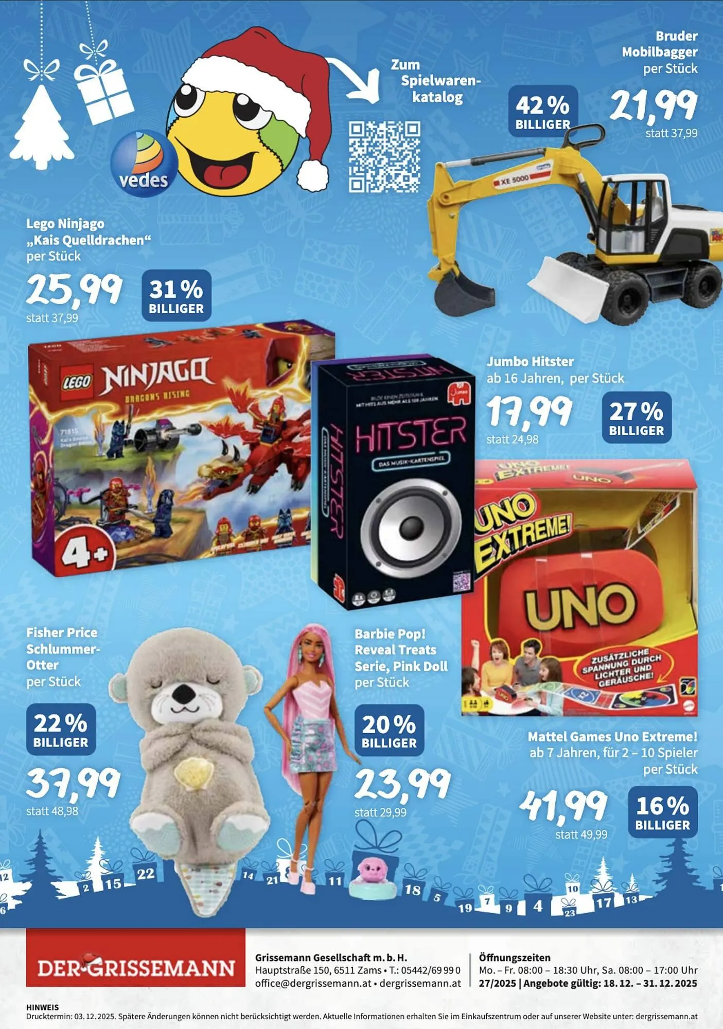 Der Grissemann Flugblatt von 24. Dezember bis 31. Dezember 2025 - Flugblätt seite 12