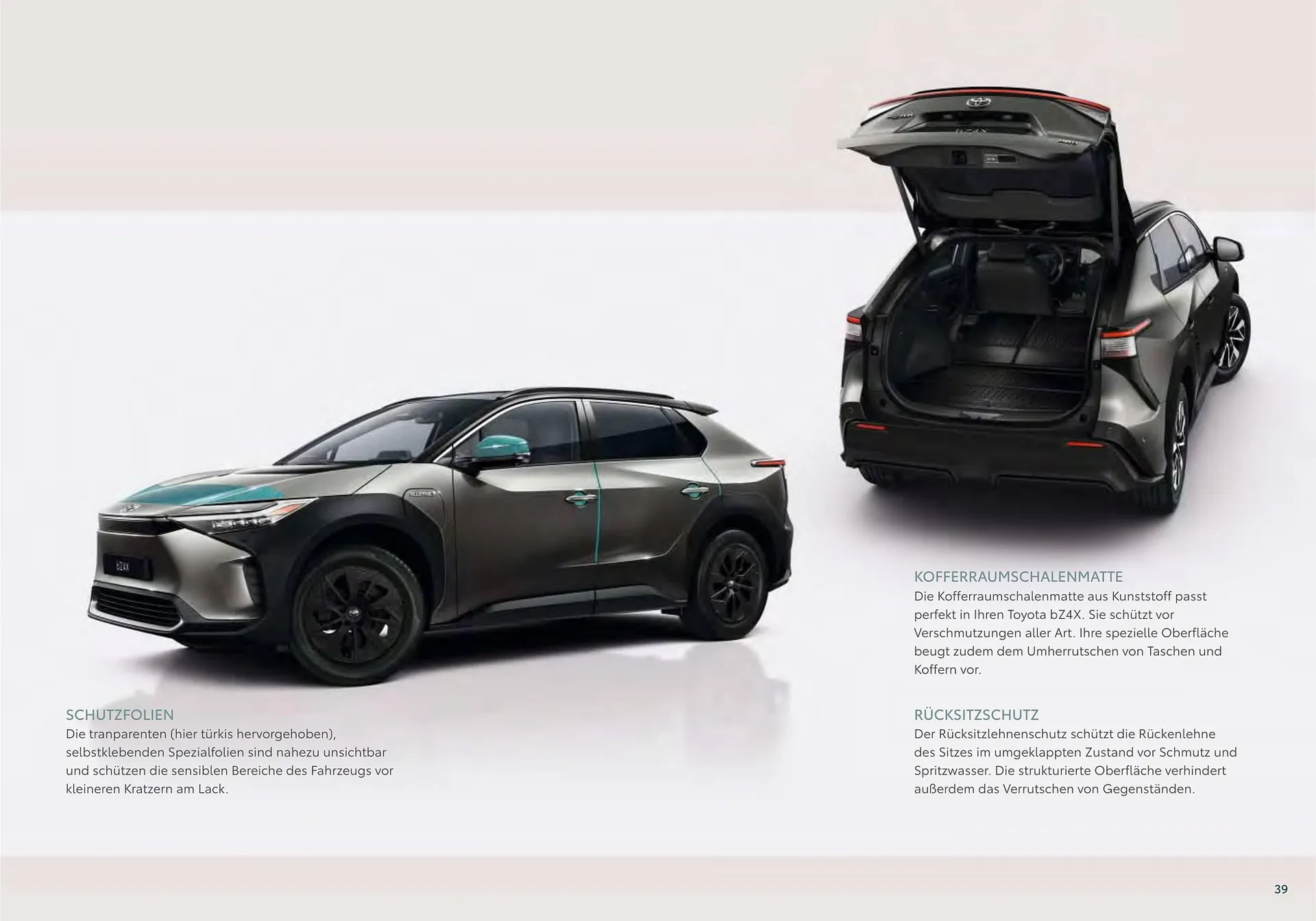 Toyota bZ4X Flugblatt von 11. Juli bis 9. Jänner 2025 - Flugblätt seite  39