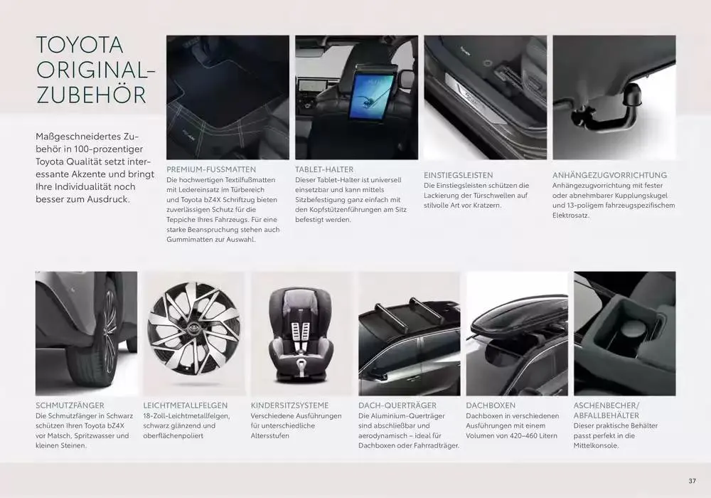 Toyota bZ4X  von 7. Dezember bis 7. Dezember 2025 - Flugblätt seite  37
