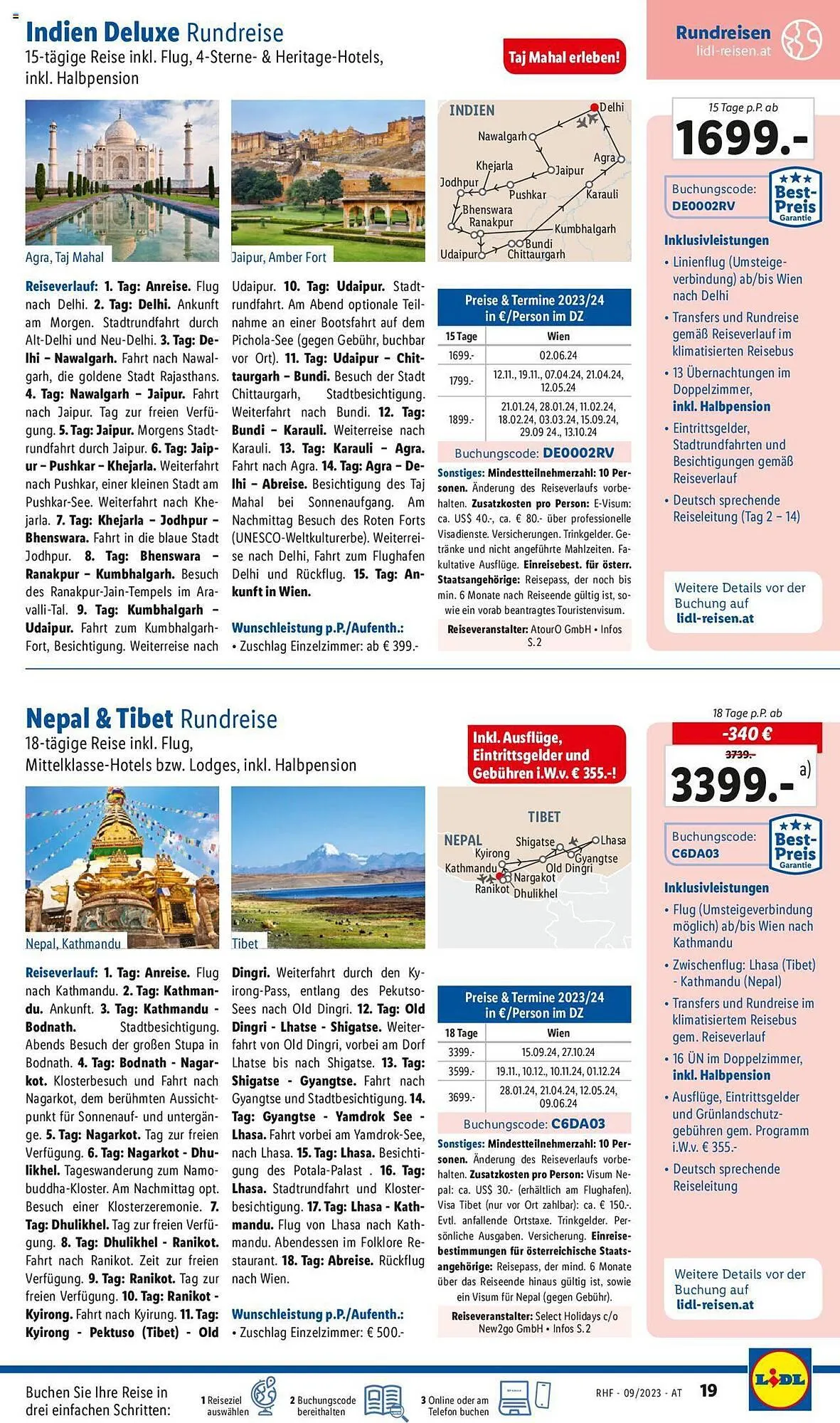 Lidl Flugblatt von 30. August bis 30. September 2023 - Flugblätt seite 19