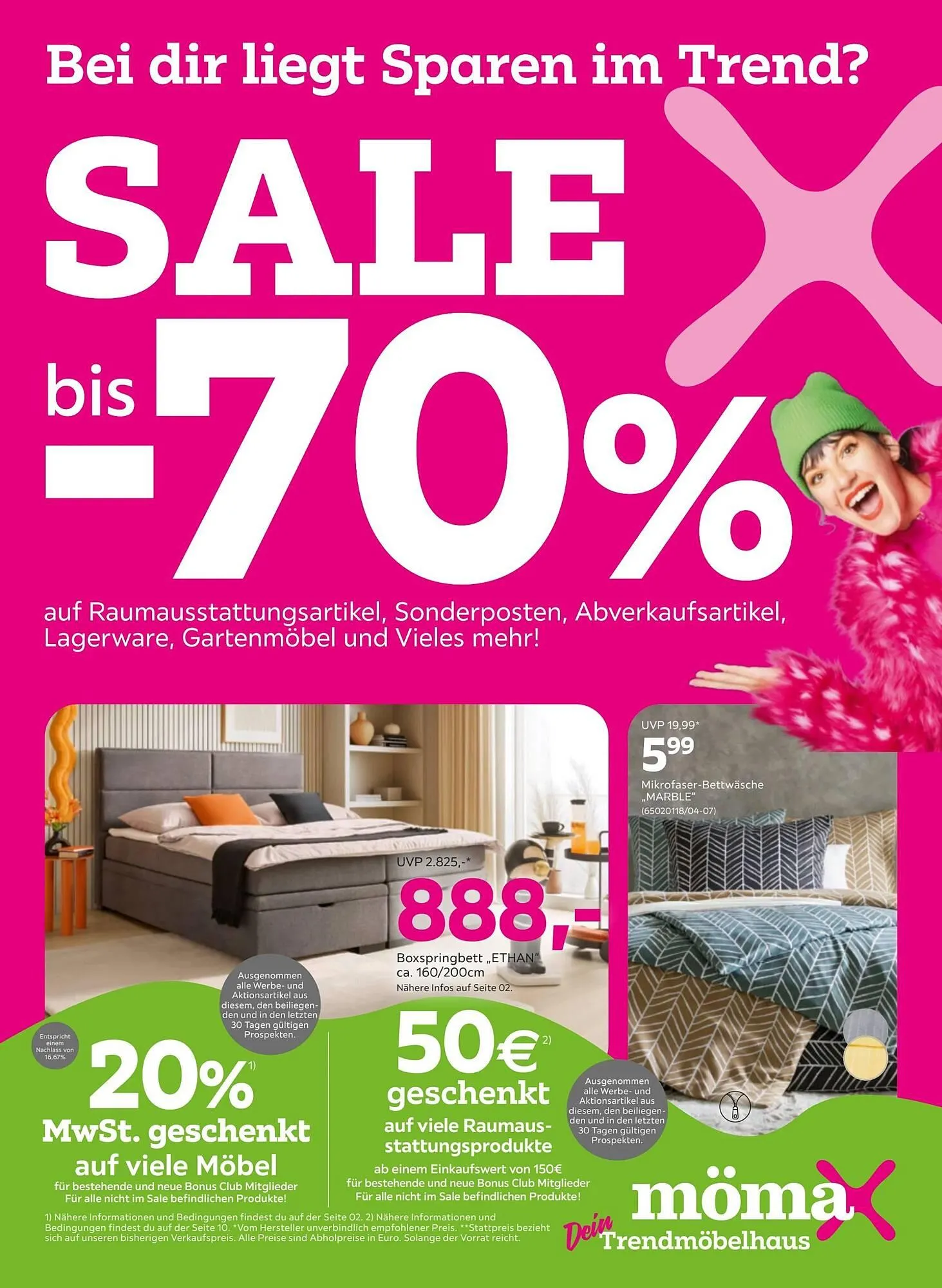 Mömax Flugblatt von 30. Dezember bis 10. Jänner 2026 - Flugblätt seite 1