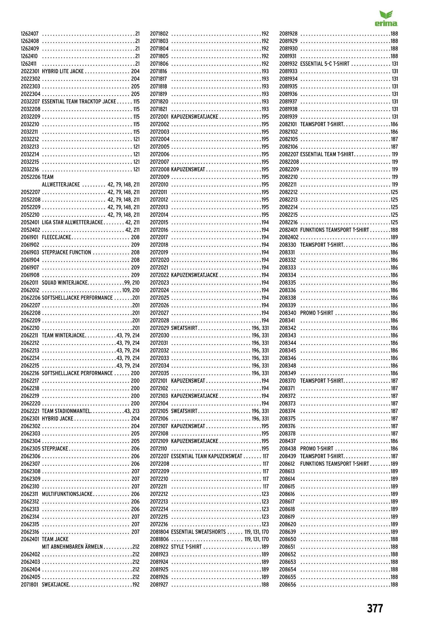 ERIMA Flugblatt von 2. Jänner bis 31. Dezember 2024 - Flugblätt seite  377