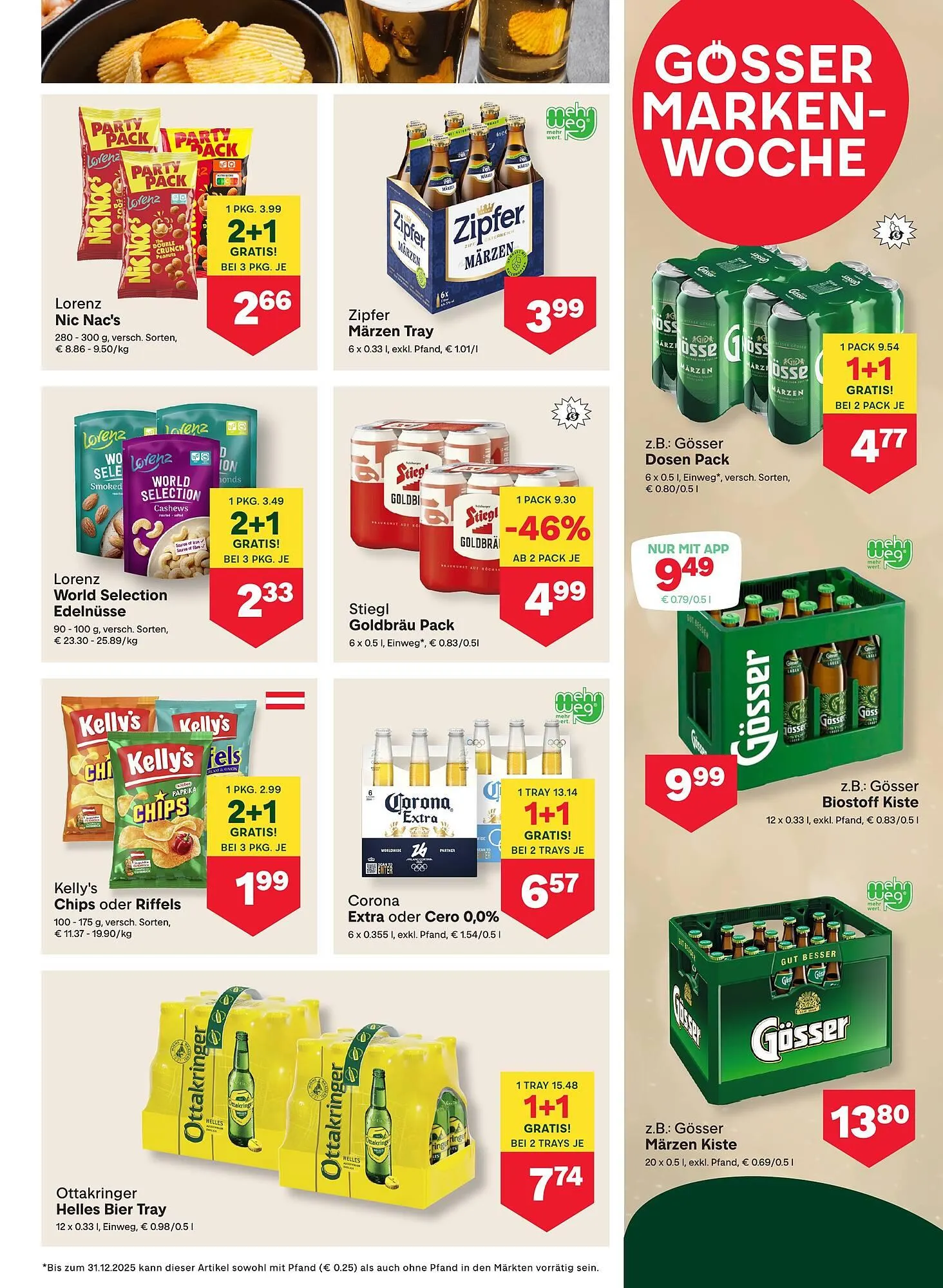 MPreis Flugblatt von 4. Dezember bis 10. Dezember 2025 - Flugblätt seite  9