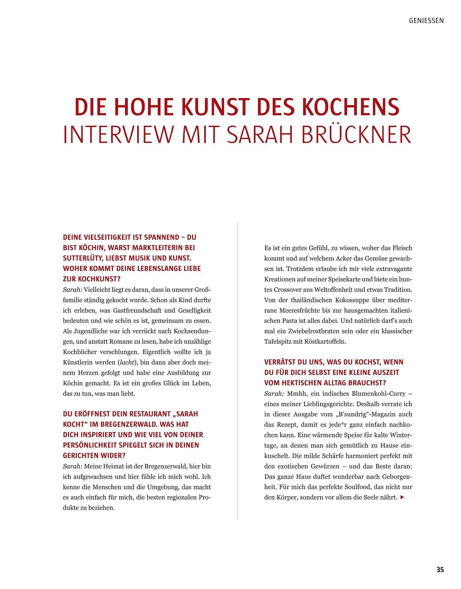 Sutterlüty Flugblatt von 19. November bis 9. Dezember 2024 - Flugblätt seite  35