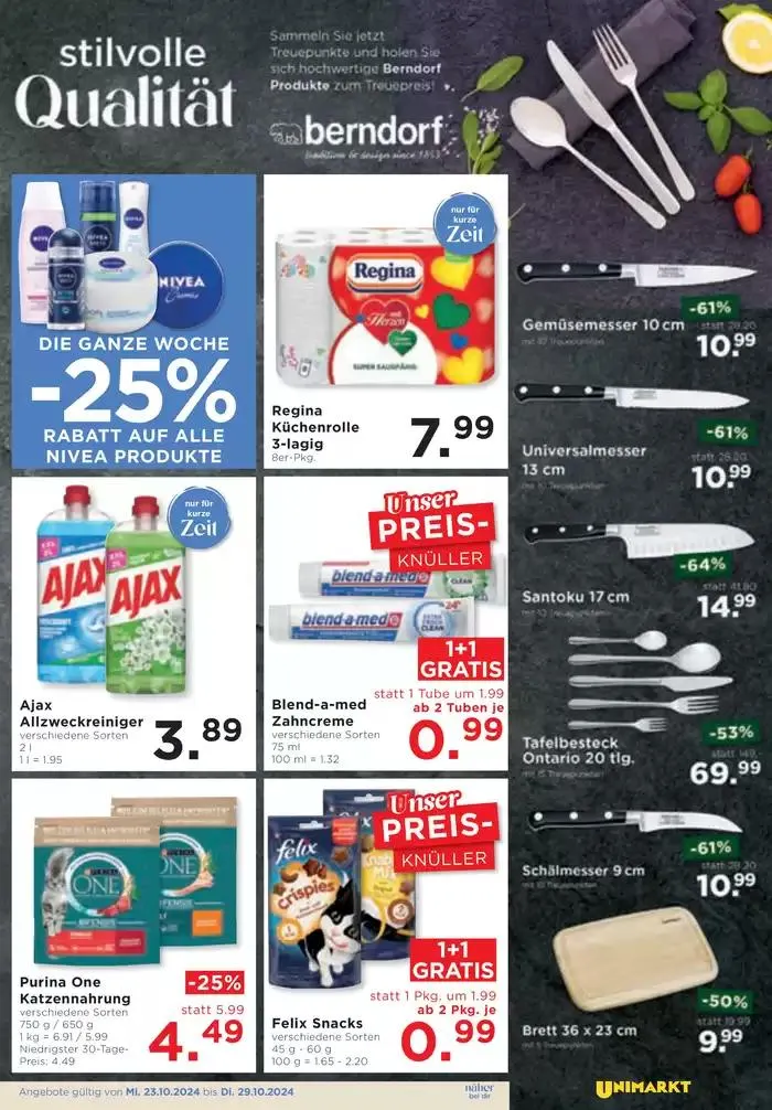 Aktuelle Sonderaktionen von 23. Oktober bis 29. Oktober 2024 - Flugblätt seite 11