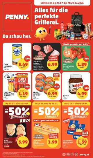 PENNY Flugblatt von 23. Juli bis 29. Juli 2026 - Flugblätt seite  1