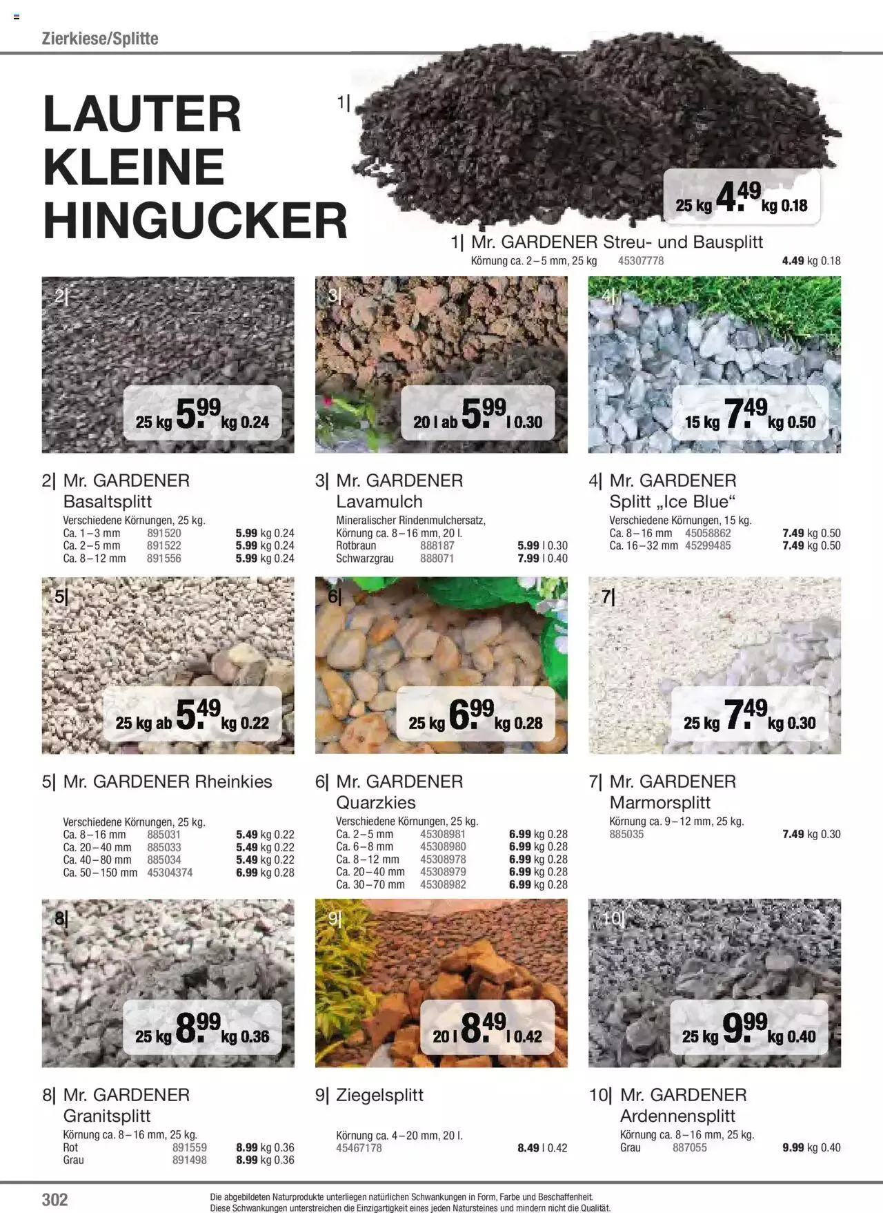 Hagebau Gartenjahr 2023 von 7. März bis 31. Dezember 2023 - Flugblätt seite 302