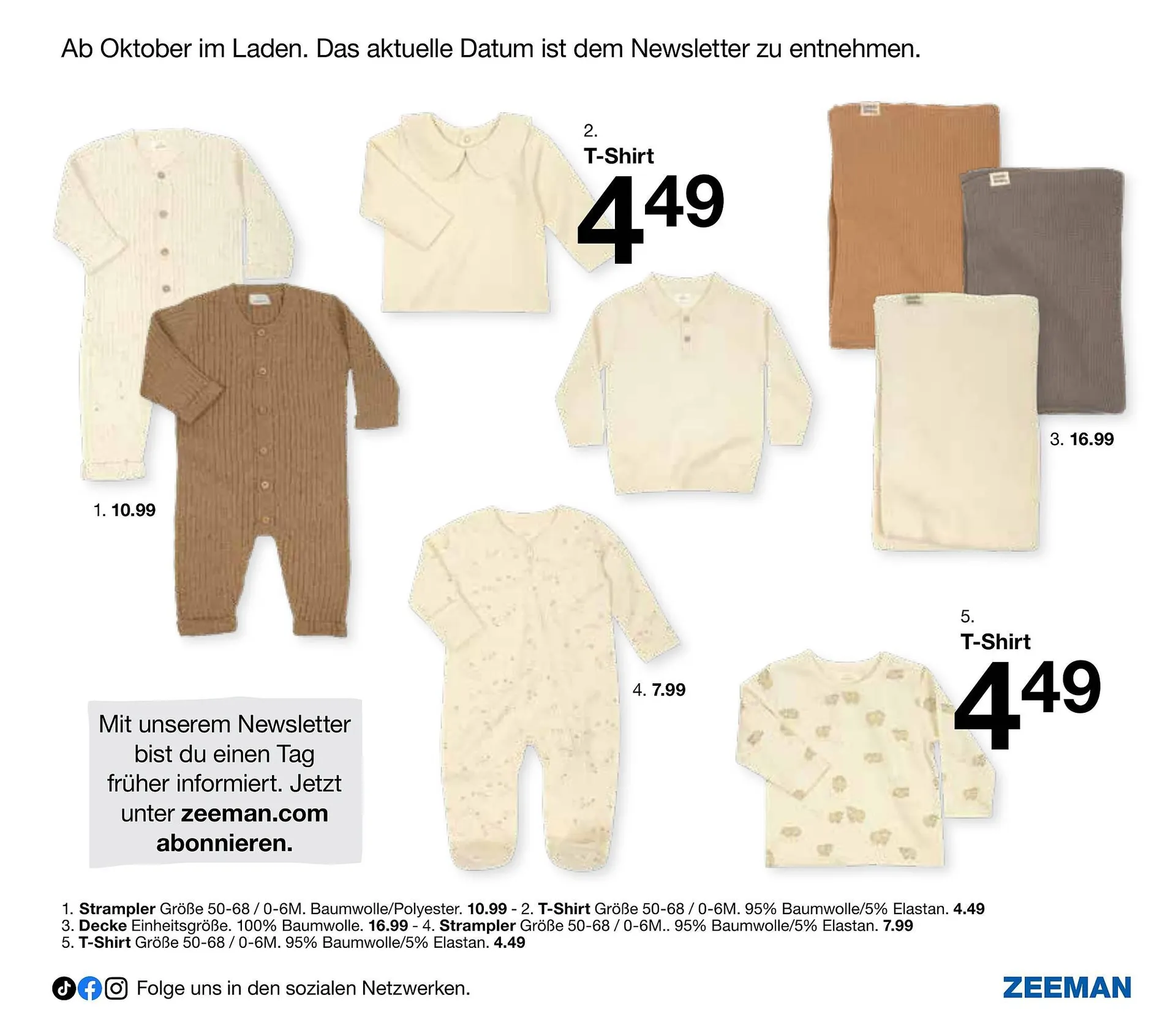 Zeeman Flugblatt von 18. Juli bis 12. Jänner 2026 - Flugblätt seite  13