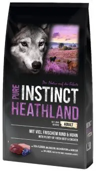 PURE INSTINCT Heathland Adult 12kg mit Rind und Huhn