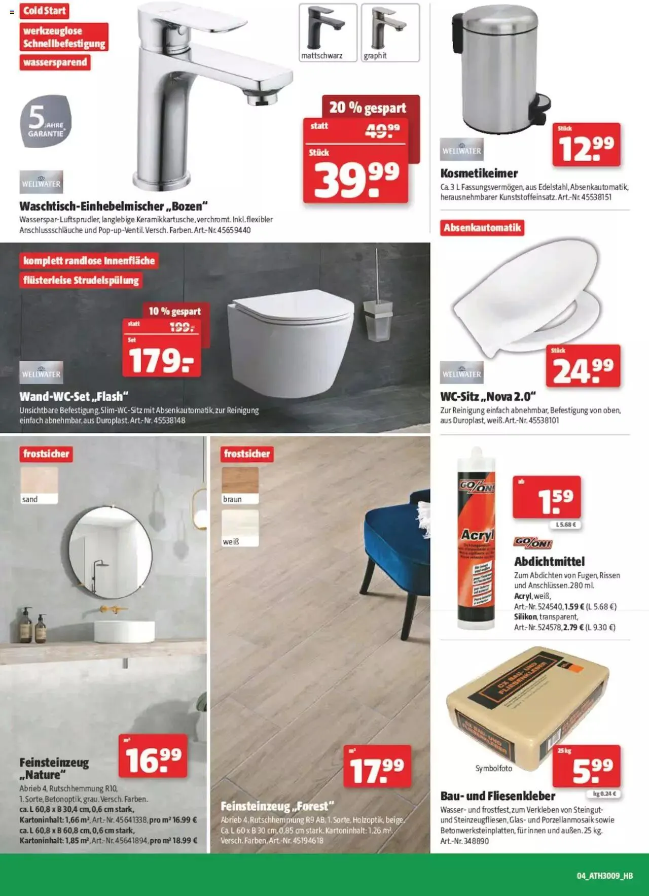 Hagebau Flugblatt von 28. Februar bis 9. März 2024 - Flugblätt seite 4