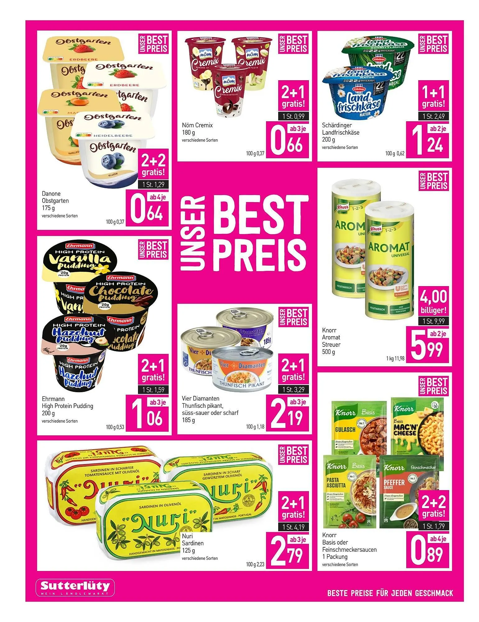 Sutterlüty Flugblatt von 8. Jänner bis 13. Jänner 2026 - Flugblätt seite 8
