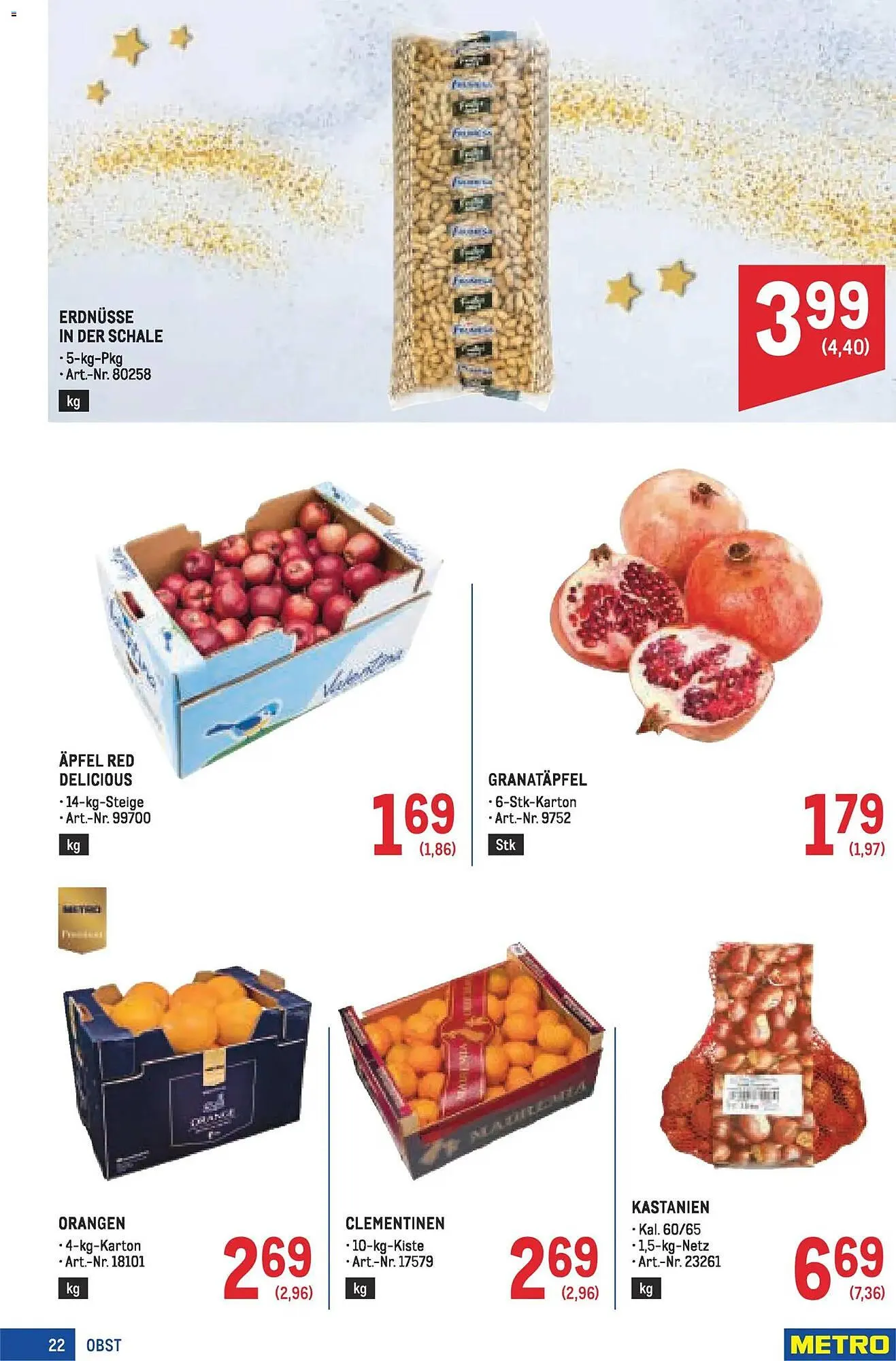 Metro Flugblatt von 27. November bis 10. Dezember 2025 - Flugblätt seite  22