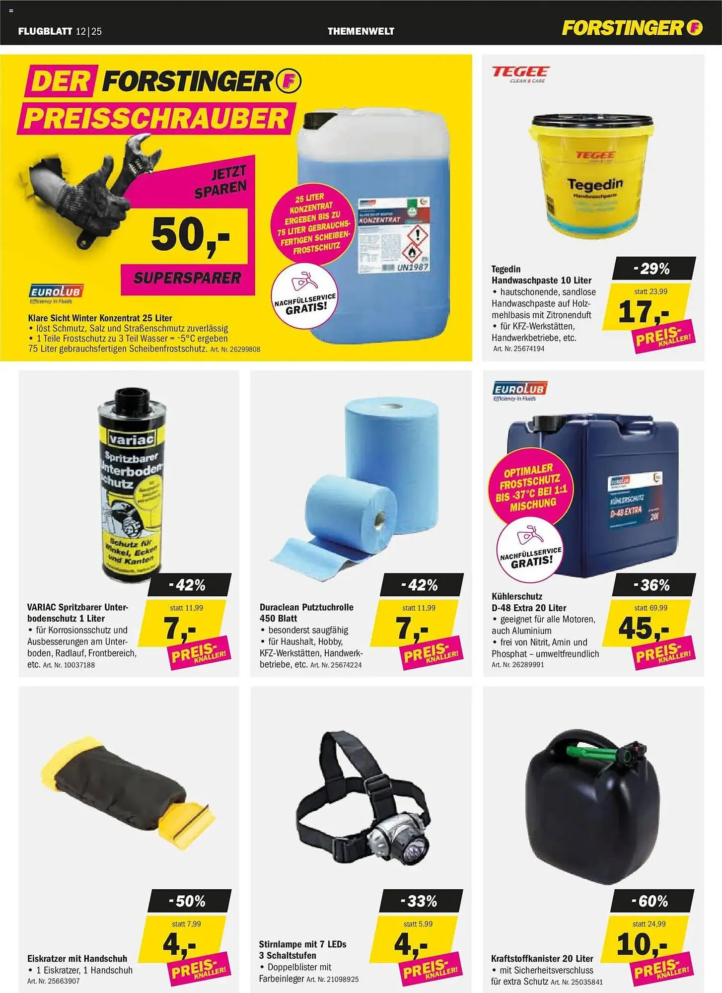 Forstinger Flugblatt von 17. Dezember bis 10. Jänner 2026 - Flugblätt seite 9