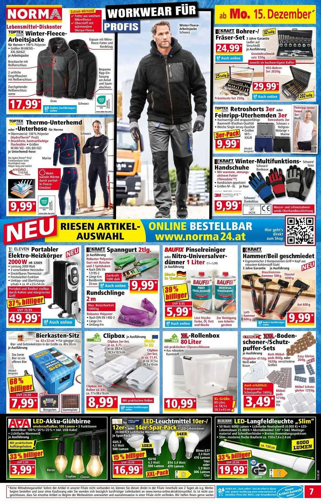 Norma Prospekt von 15. Dezember bis 20. Dezember 2025 - Flugblätt seite 7