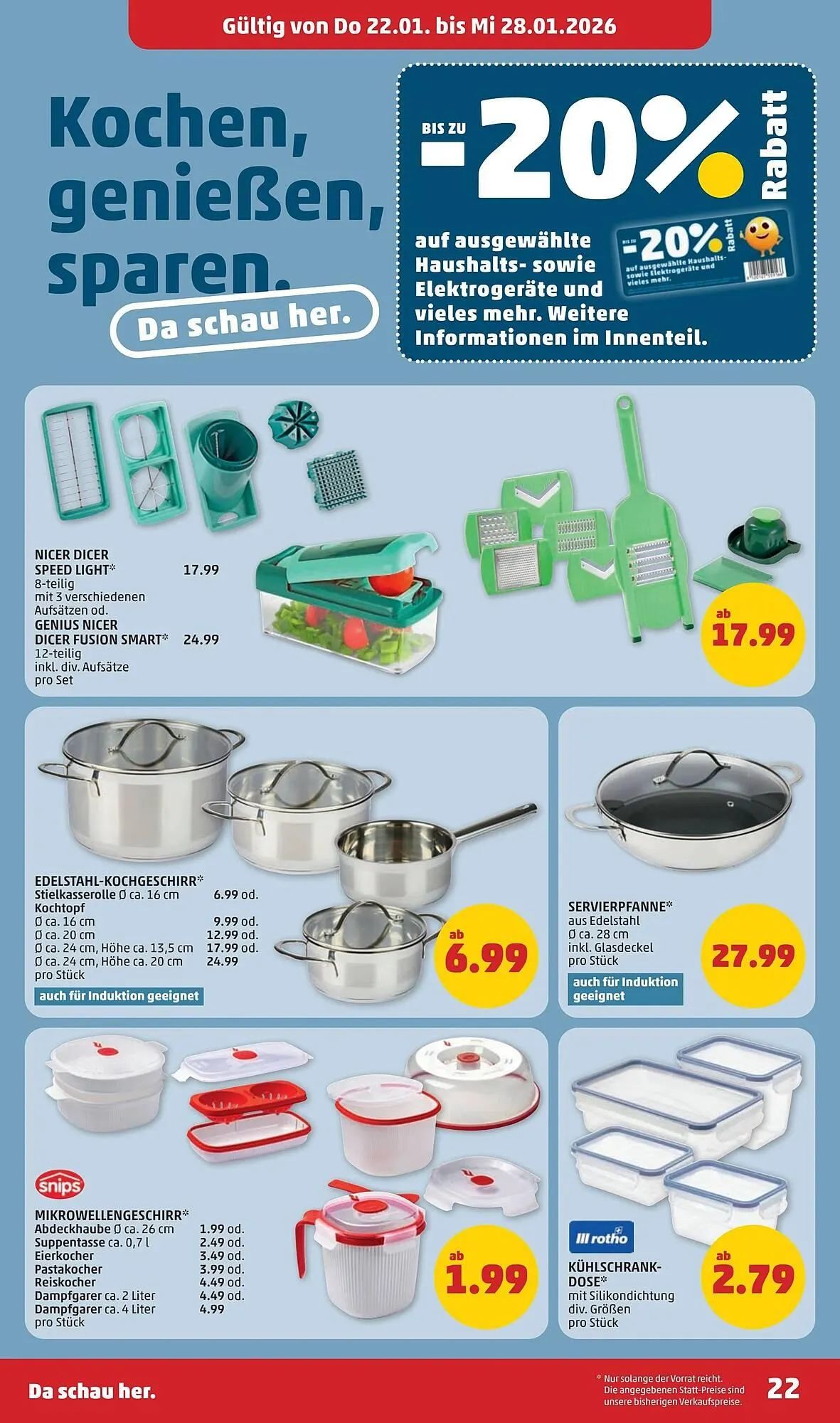 PENNY Flugblatt von 22. Jänner bis 28. Jänner 2026 - Flugblätt seite  22