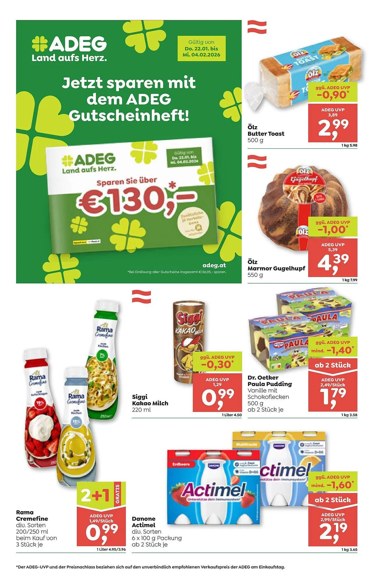 ADEG Flugblatt von 22. Jänner bis 28. Jänner 2026 - Flugblätt seite  6