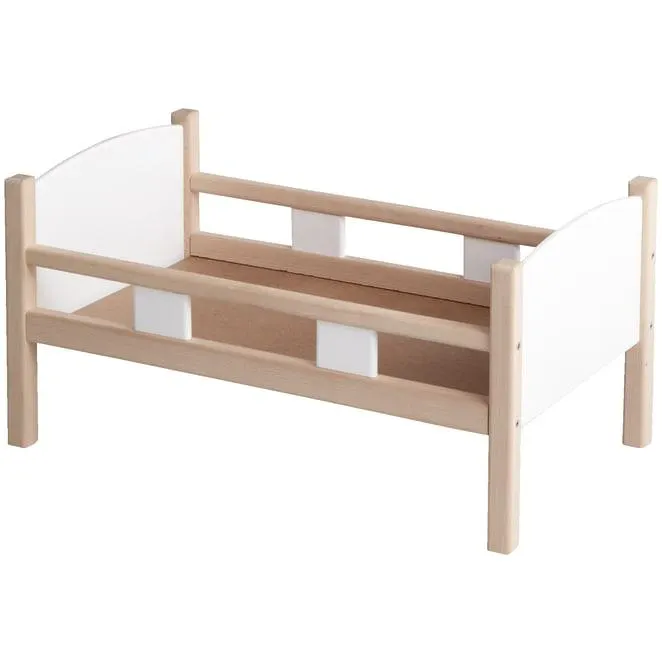 Puppenbett, weiß