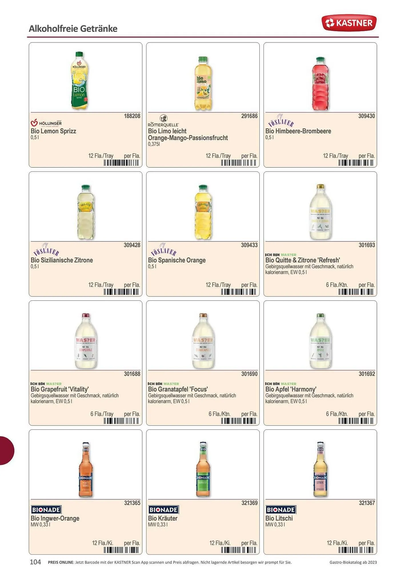 Kastner Flugblatt von 15. September bis 30. Dezember 2023 - Flugblätt seite  106