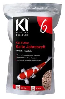 KI KA IBA Koi- Futter "Kalte Jahreszeit" 6mm im Beutel 1kg