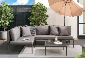 Gartenloungegruppe Milla 3-teilig