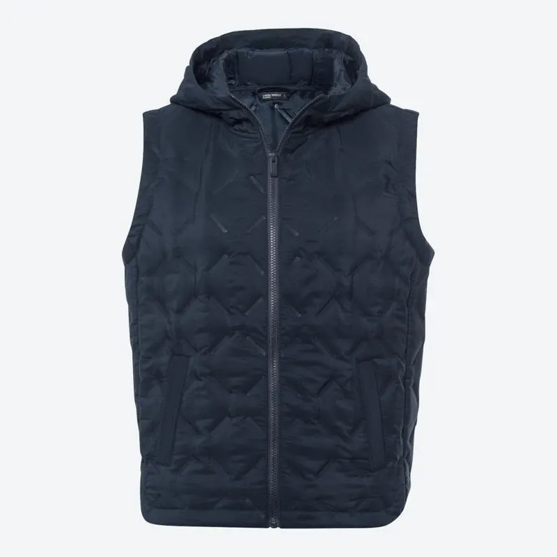 Damen-Steppweste mit Kapuze