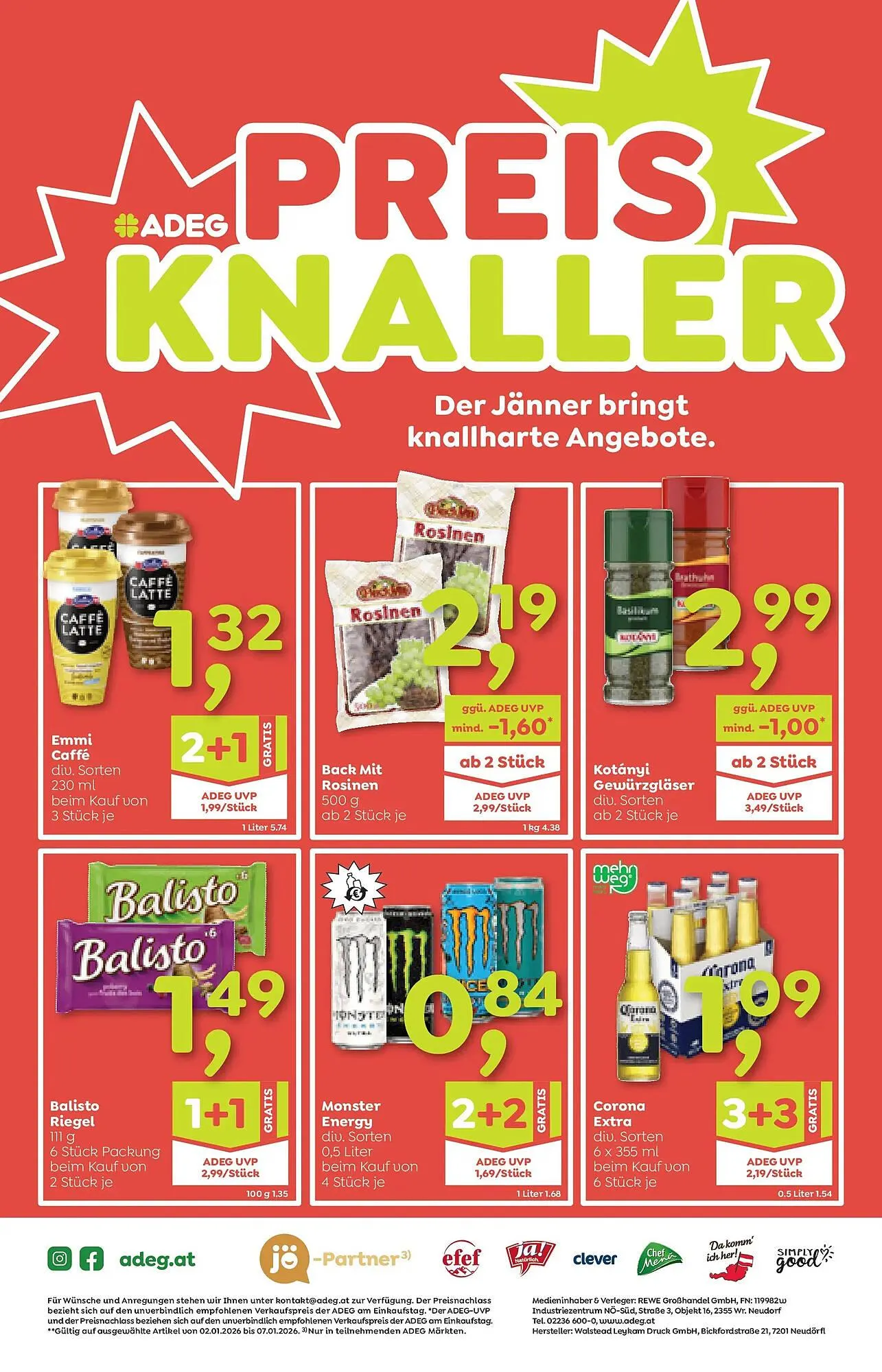 ADEG Flugblatt von 2. Jänner bis 7. Jänner 2026 - Flugblätt seite 8