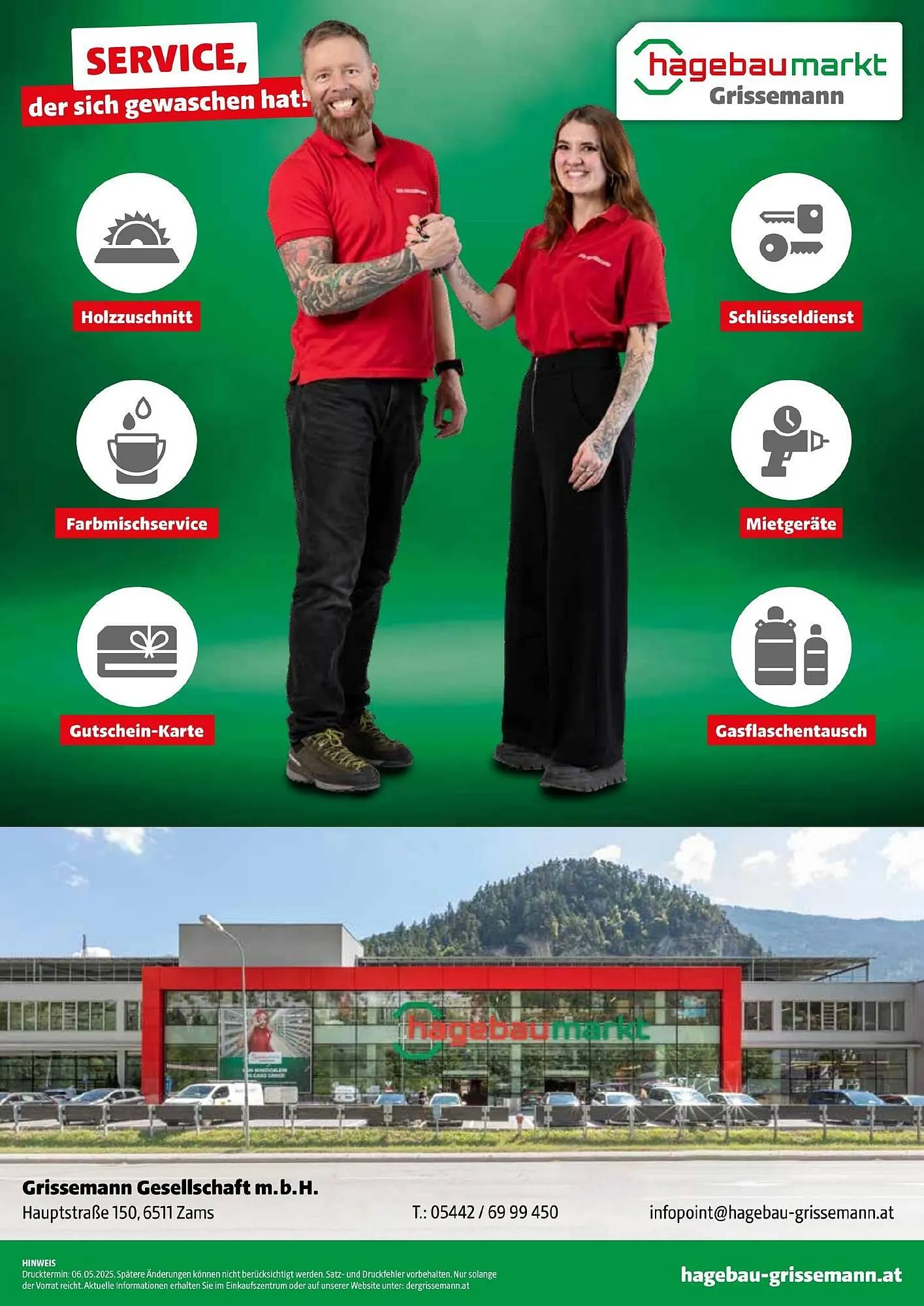 Der Grissemann Flugblatt von 21. Mai bis 31. Oktober 2025 - Flugblätt seite  48