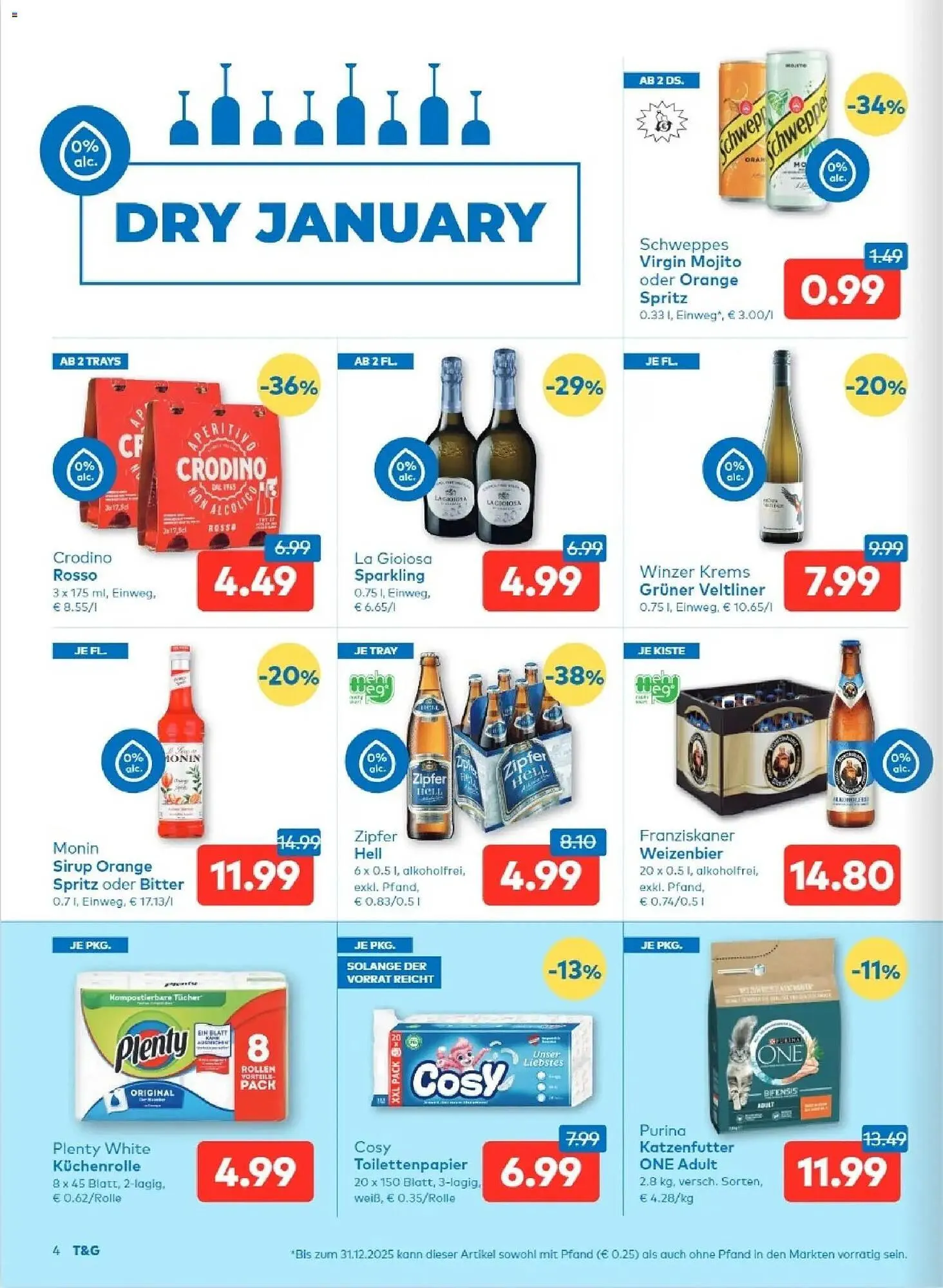 T&G Flugblatt von 31. Dezember bis 14. Jänner 2026 - Flugblätt seite  4