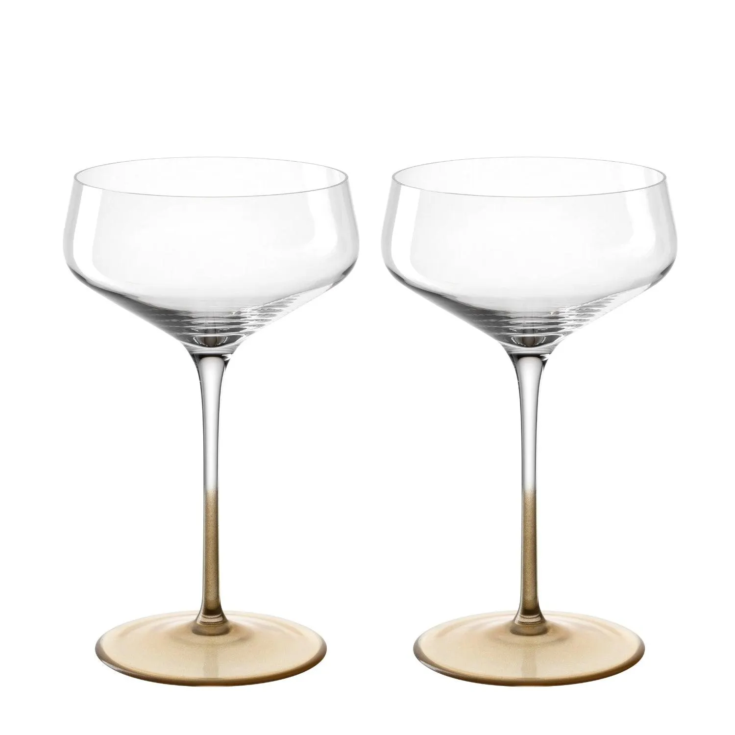 Champagnerschale PUCCINI 350 ml gold 2er-Set