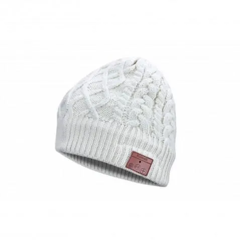 SHE-BTMB-101WH White Musik Beanie mit BT Bluetooth® Reise On Ear Kopfhörer mit Freisprechfunktion
