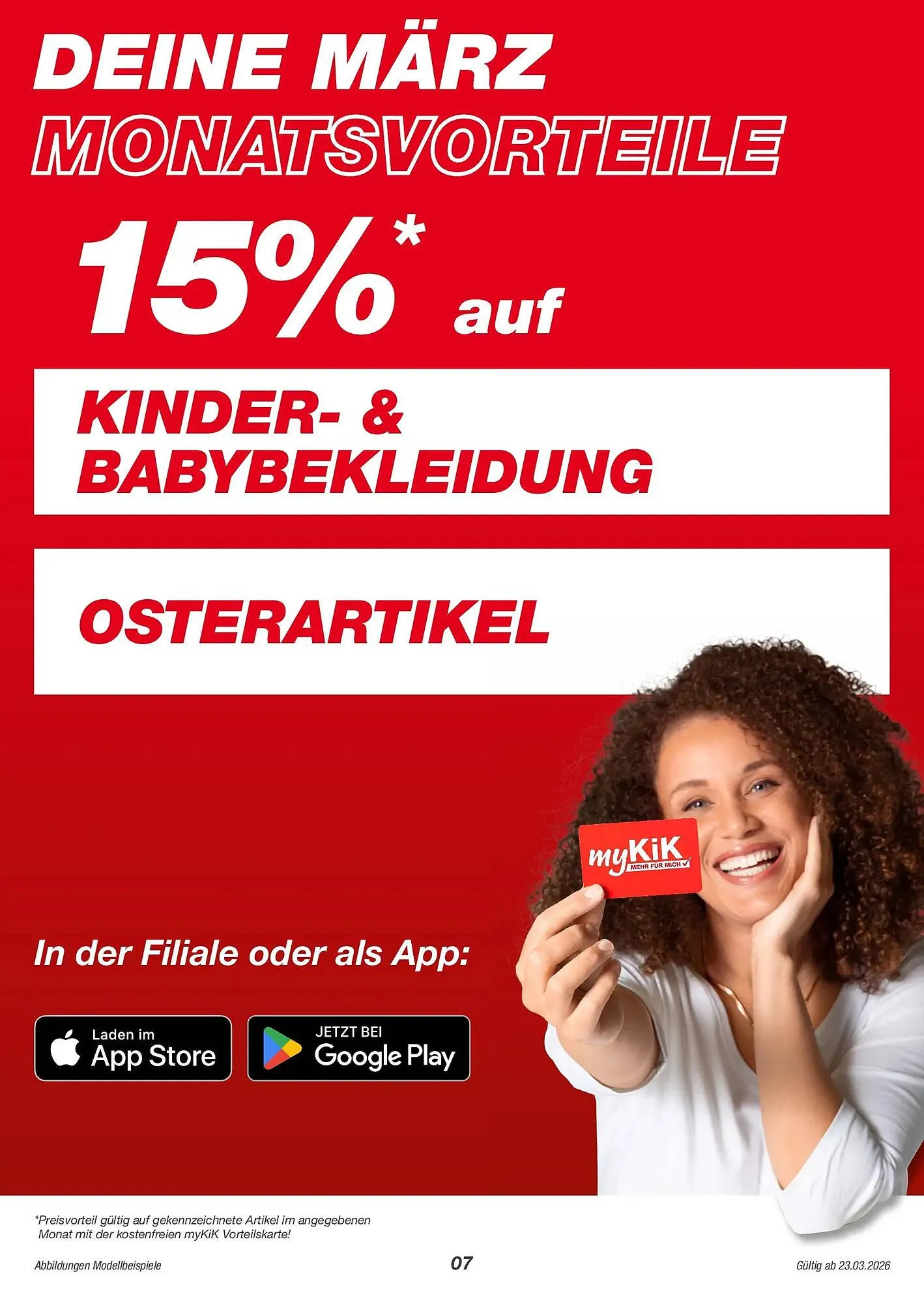 KiK Prospekt von 23. März bis 19. April 2026 - Flugblätt seite  7