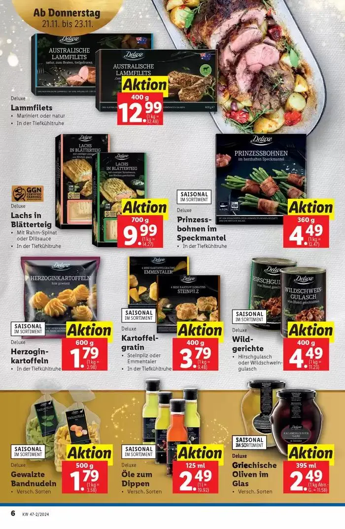 Große Auswahl an Angeboten von 21. November bis 27. November 2024 - Flugblätt seite  6