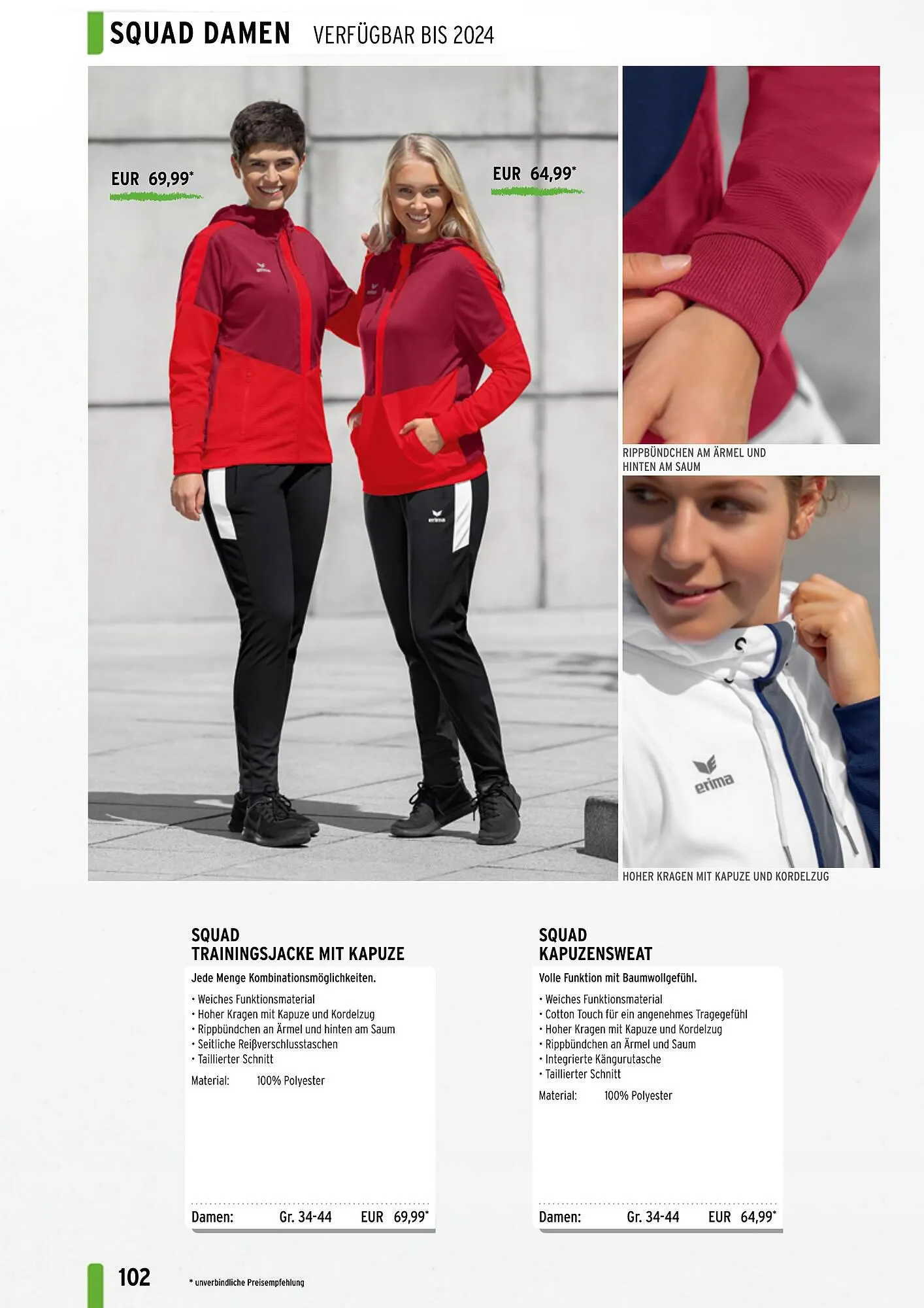 ERIMA Flugblatt von 2. Jänner bis 31. Dezember 2024 - Flugblätt seite  102