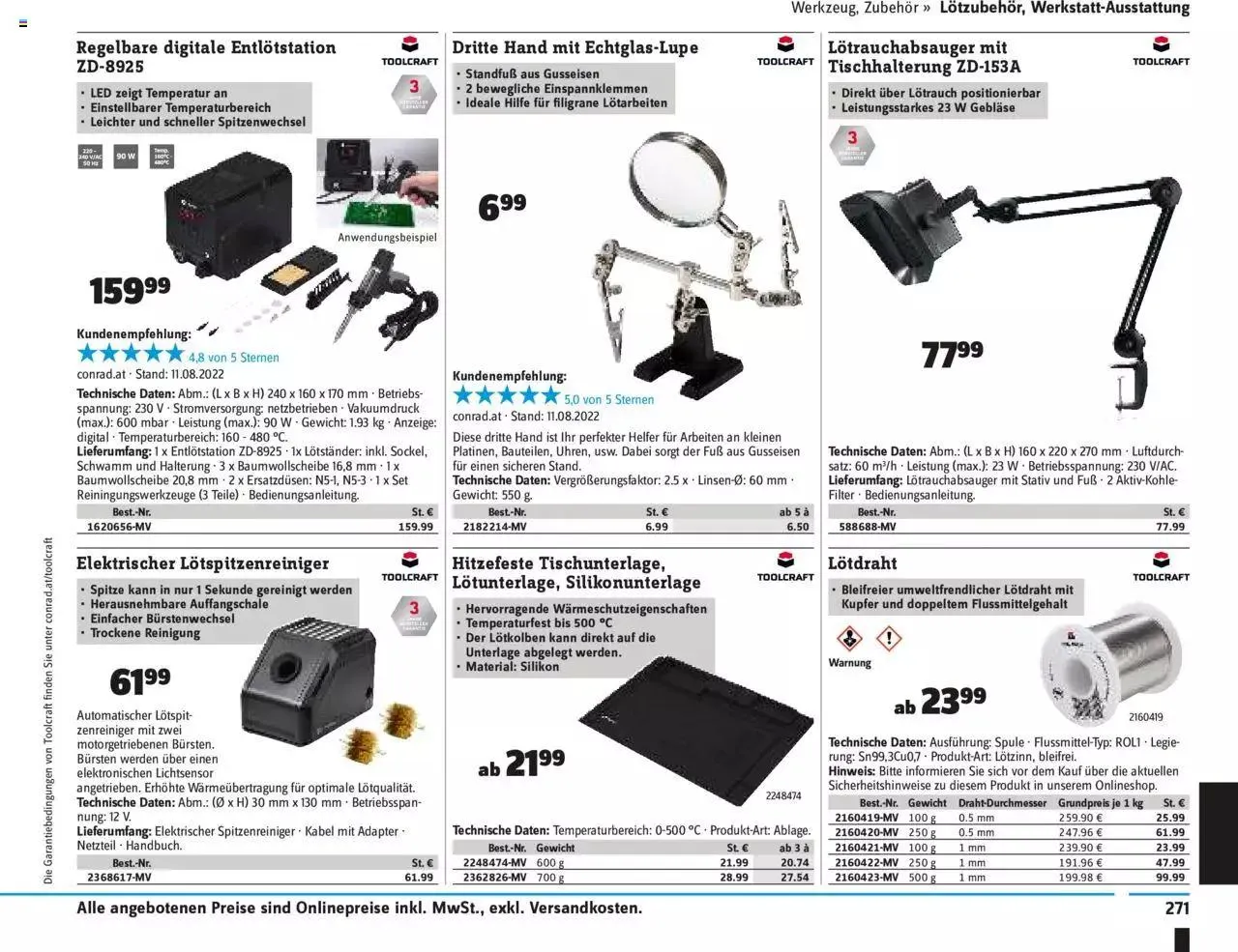 Conrad Angebote von 13. September bis 31. Dezember 2023 - Flugblätt seite  275