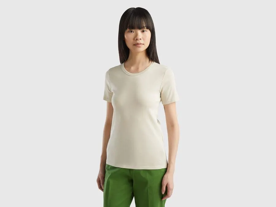 T-Shirt aus langfaseriger Baumwolle