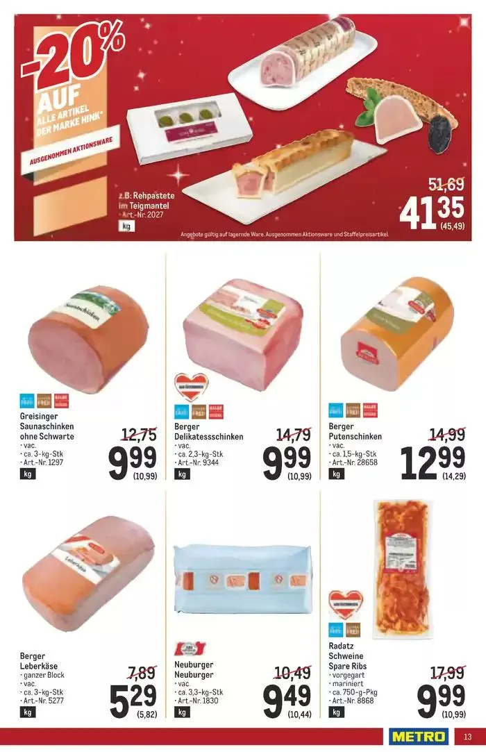 Unsere besten Deals für Sie von 28. November bis 11. Dezember 2024 - Flugblätt seite  13