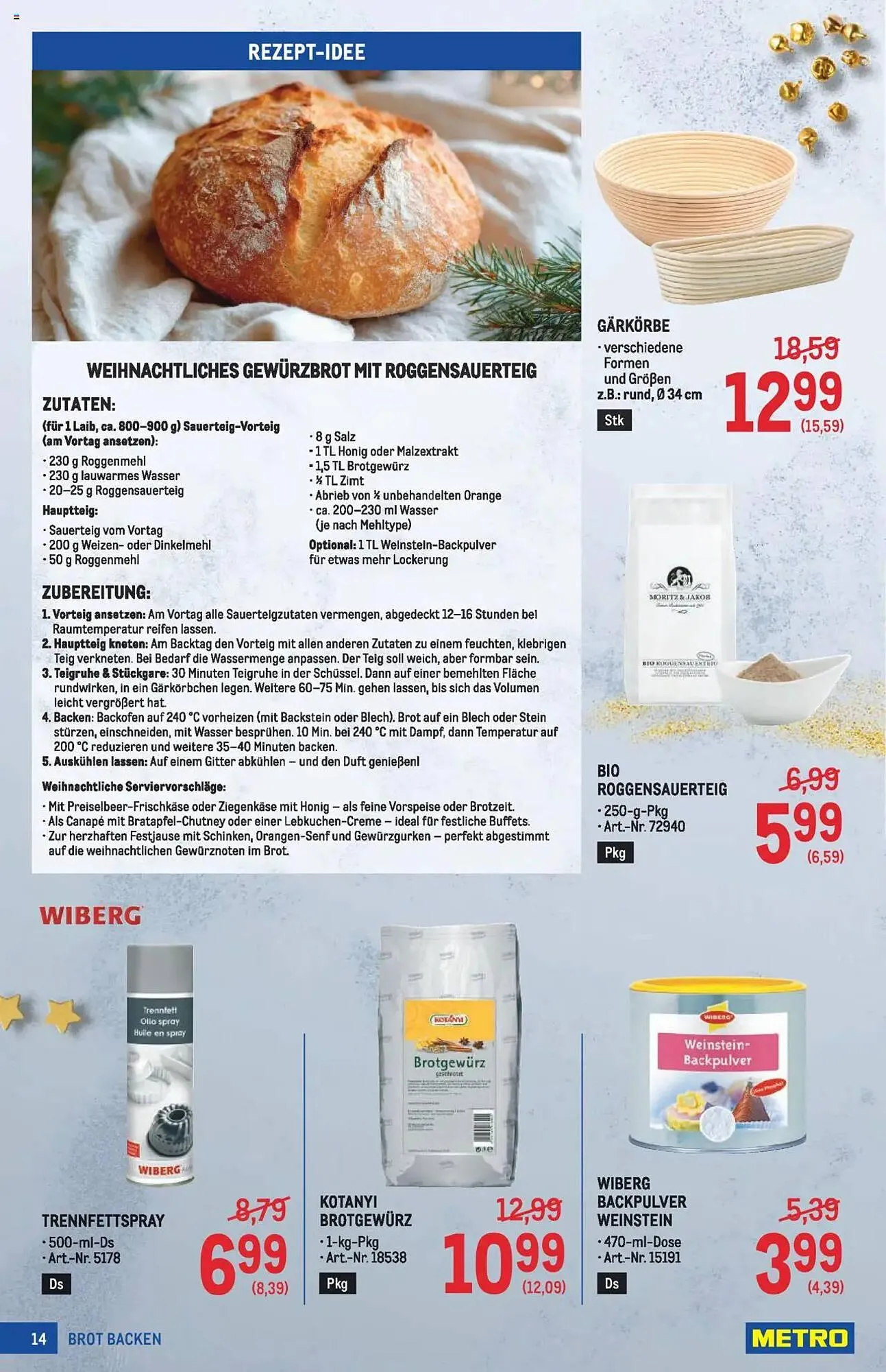 Metro Flugblatt von 16. Oktober bis 26. November 2025 - Flugblätt seite 14