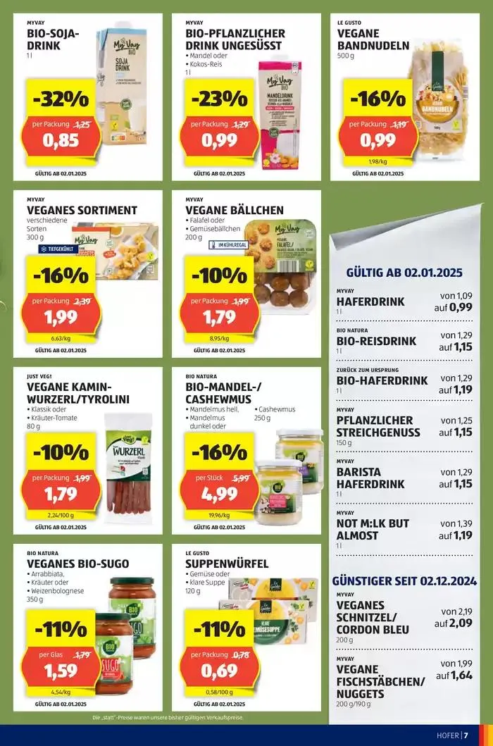 Blättern Sie online im HOFER Flugblatt von 31. Dezember bis 7. Jänner 2025 - Flugblätt seite 9