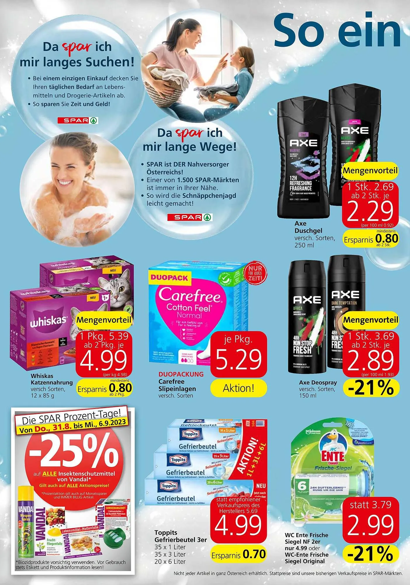 Spar Flugblatt von 31. August bis 13. September 2023 - Flugblätt seite 18