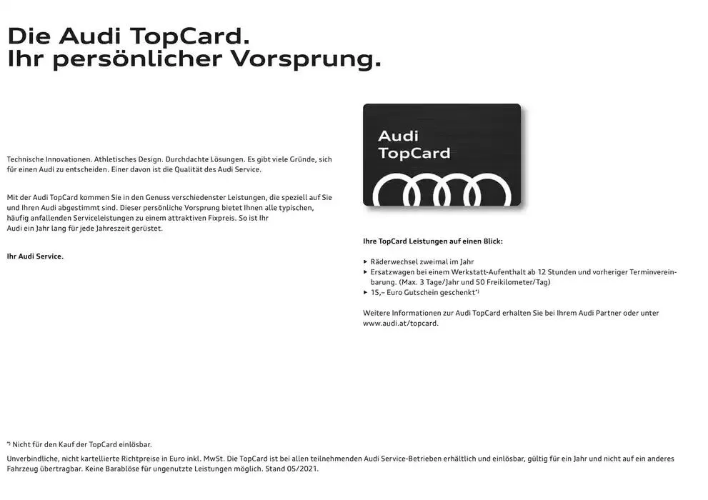 Audi Q5 SUV von 6. Dezember bis 6. Dezember 2025 - Flugblätt seite  109