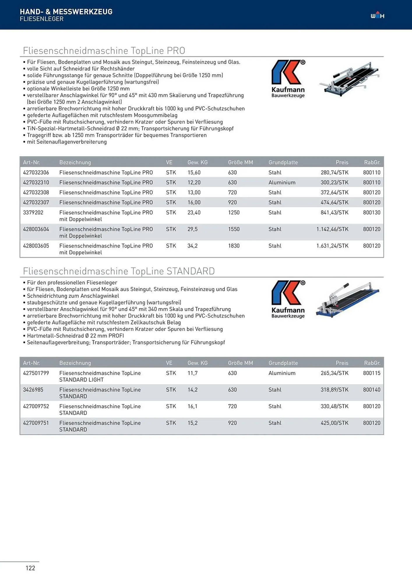 Würth Flugblatt von 22. Februar bis 31. Dezember 2024 - Flugblätt seite 122