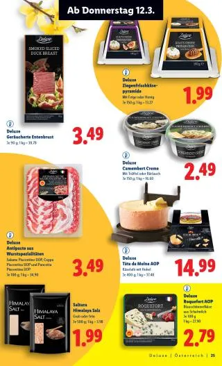 Lidl Flugblatt - Deluxe Ostern von 1. März bis 4. April 2026 - Flugblätt seite  25
