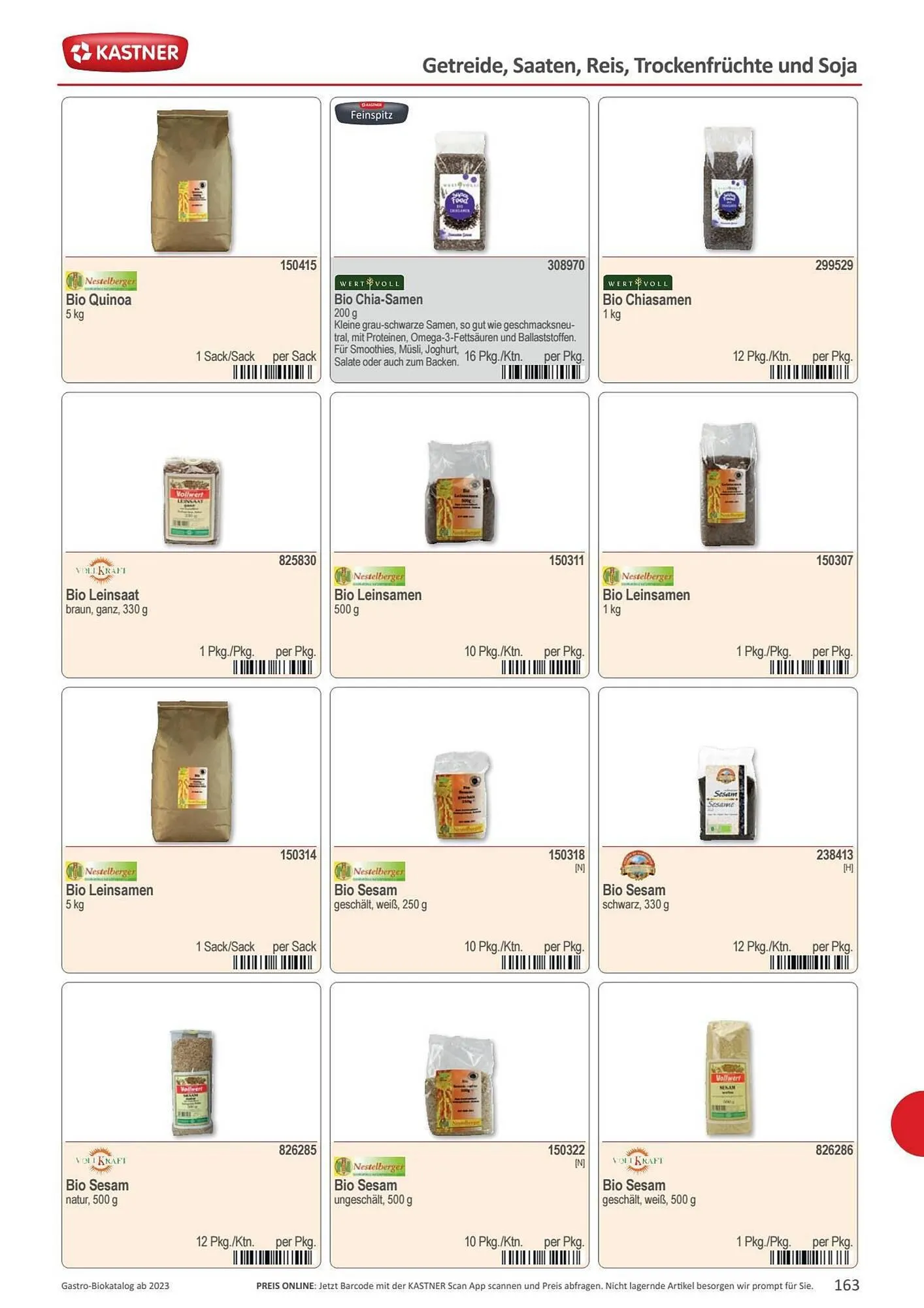 Kastner Flugblatt von 15. September bis 30. Dezember 2023 - Flugblätt seite  165