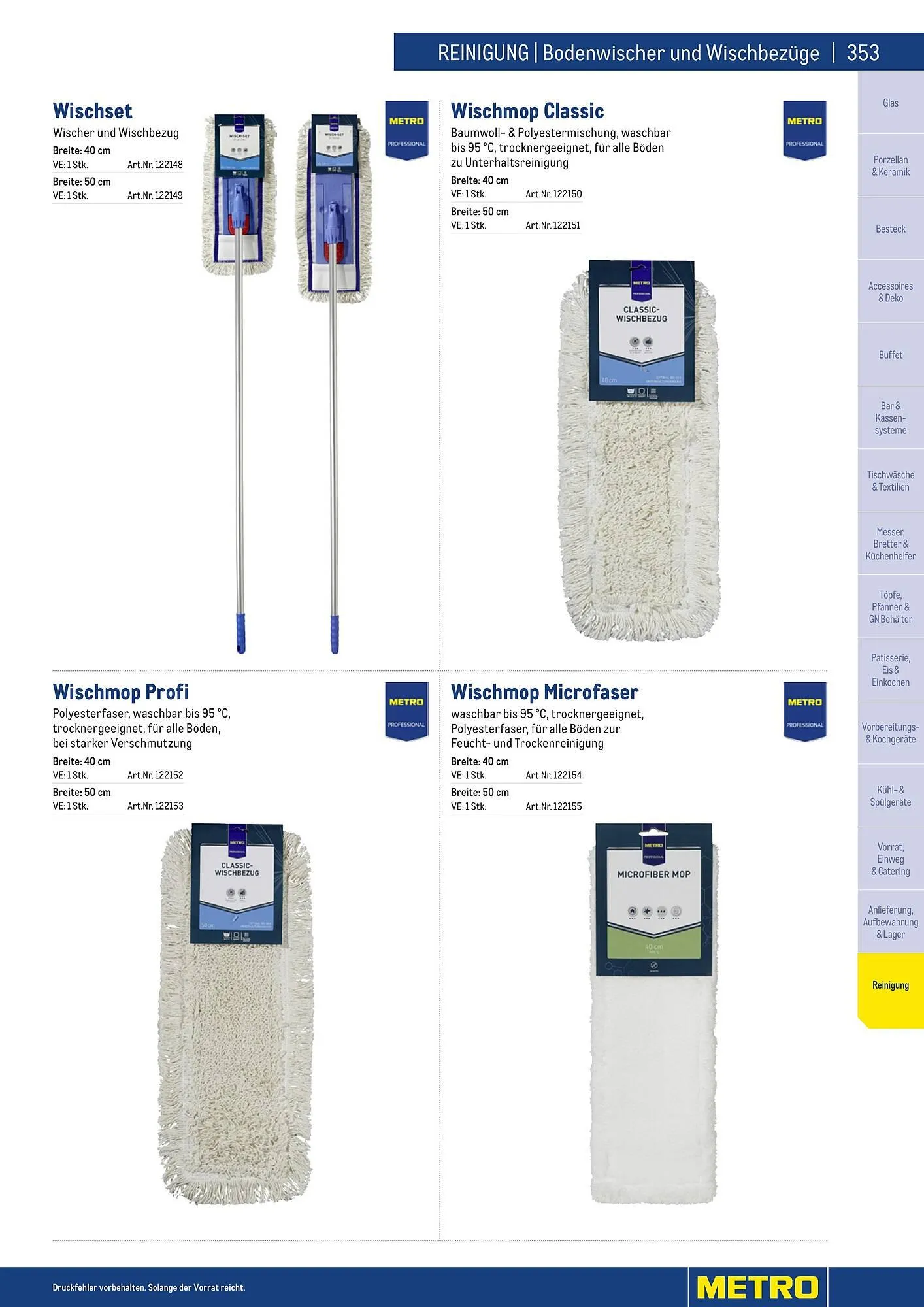 Metro Flugblatt von 25. März bis 31. Dezember 2026 - Flugblätt seite  353