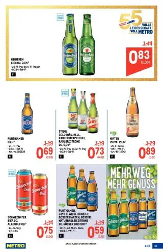 METRO Flugblatt Food - Profi von 11. Juni bis 24. Juni 2026 - Flugblätt seite  47