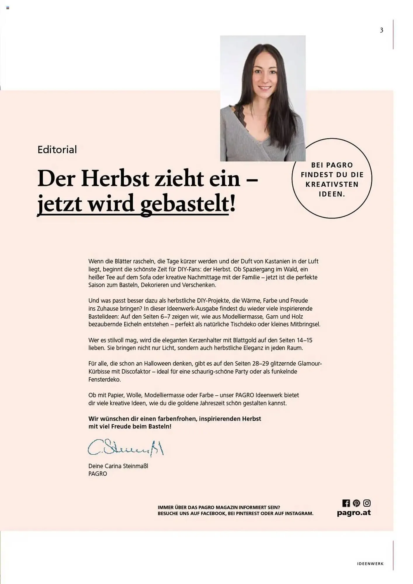 Pagro Diskont Flugblatt von 17. September bis 12. Dezember 2025 - Flugblätt seite  3