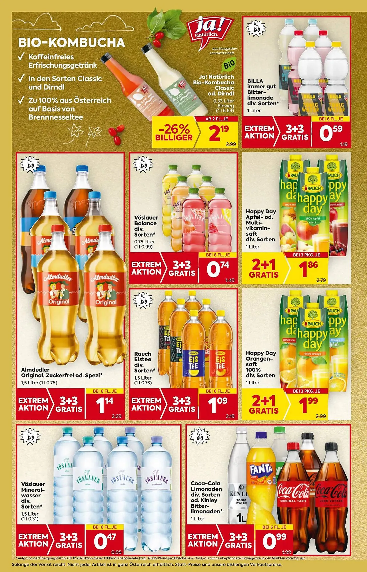 Billa Flugblatt von 27. Dezember bis 31. Dezember 2025 - Flugblätt seite  12