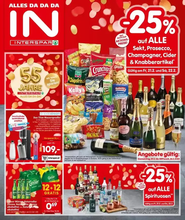 Interspar flugblatt von 19. Februar bis 5. März 2025 - Flugblätt seite 1