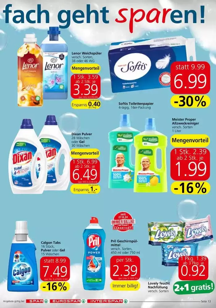 Tolles Angebot für alle Kunden von 25. September bis 9. Oktober 2024 - Flugblätt seite 13